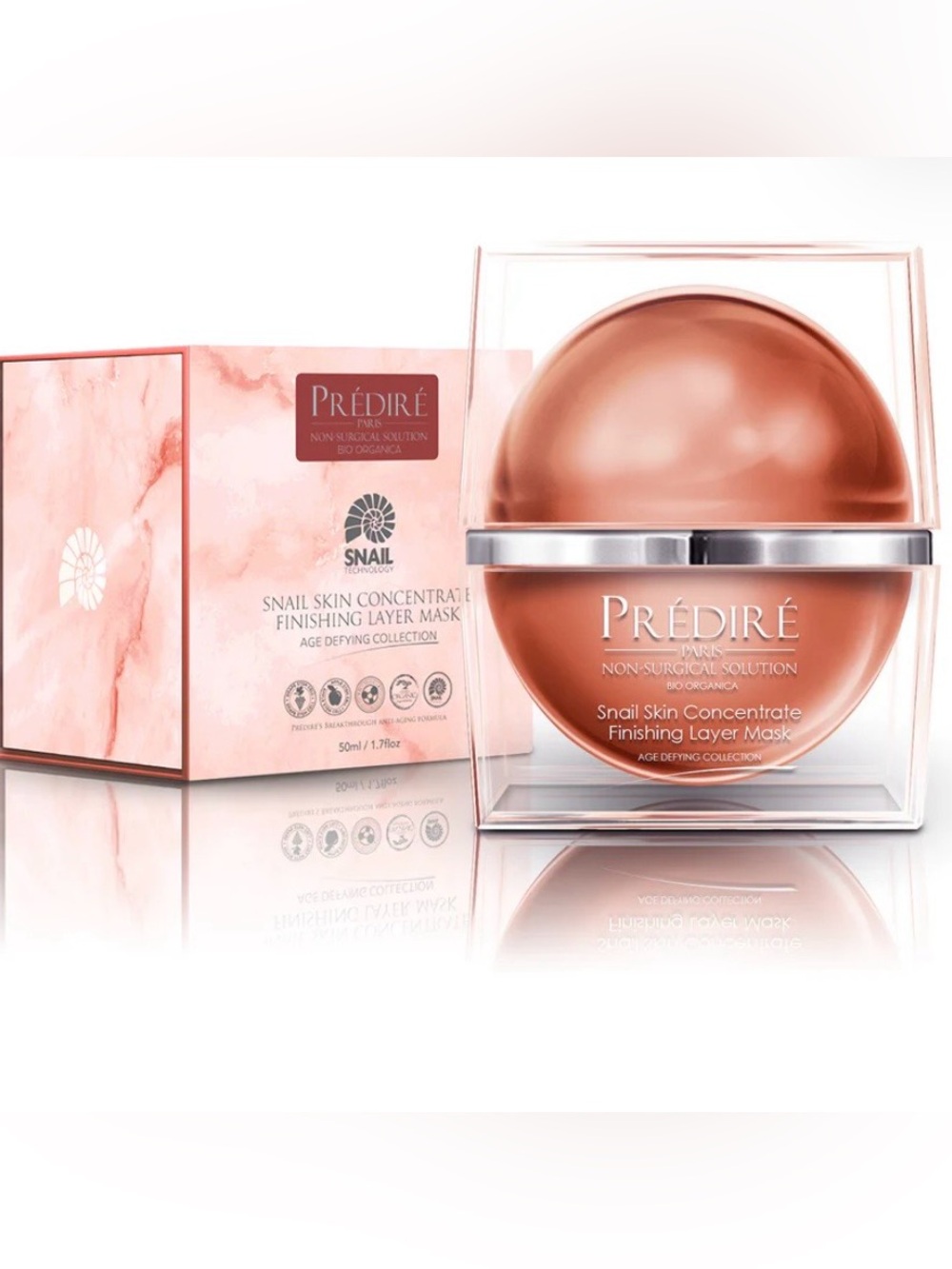 Prédiré Snail Mucin Skin Rejuvenating Finishing Layer Mask - NIB